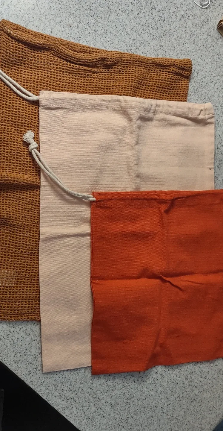 (NEW) Reusable Produce Bags - Set of 3  for 🎁 gift - #Cleanout image indicator(4)