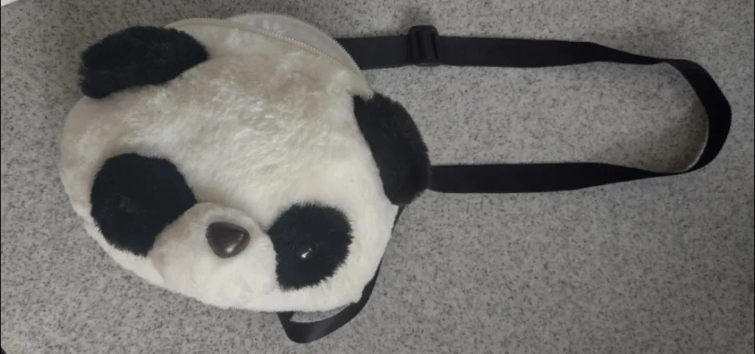 (NEW) Plush Panda Crossbody Bag - Cute & Fun! For 🎁 - #Cleanout image indicator(7)