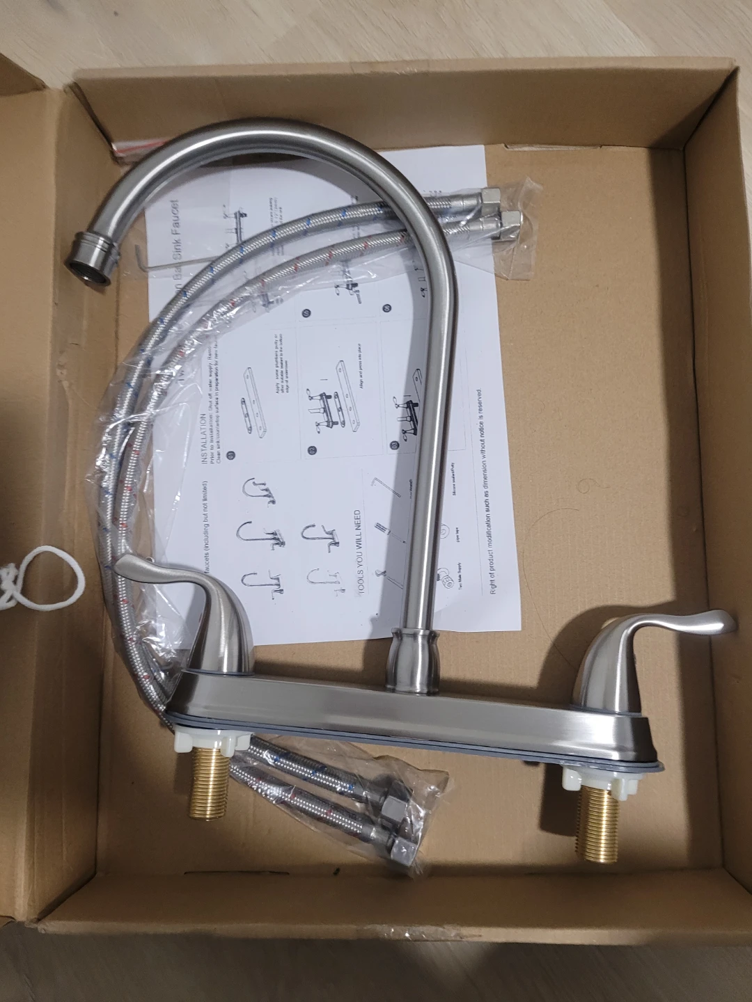 Two Handle Kitchen Bar Sink Faucet - New
