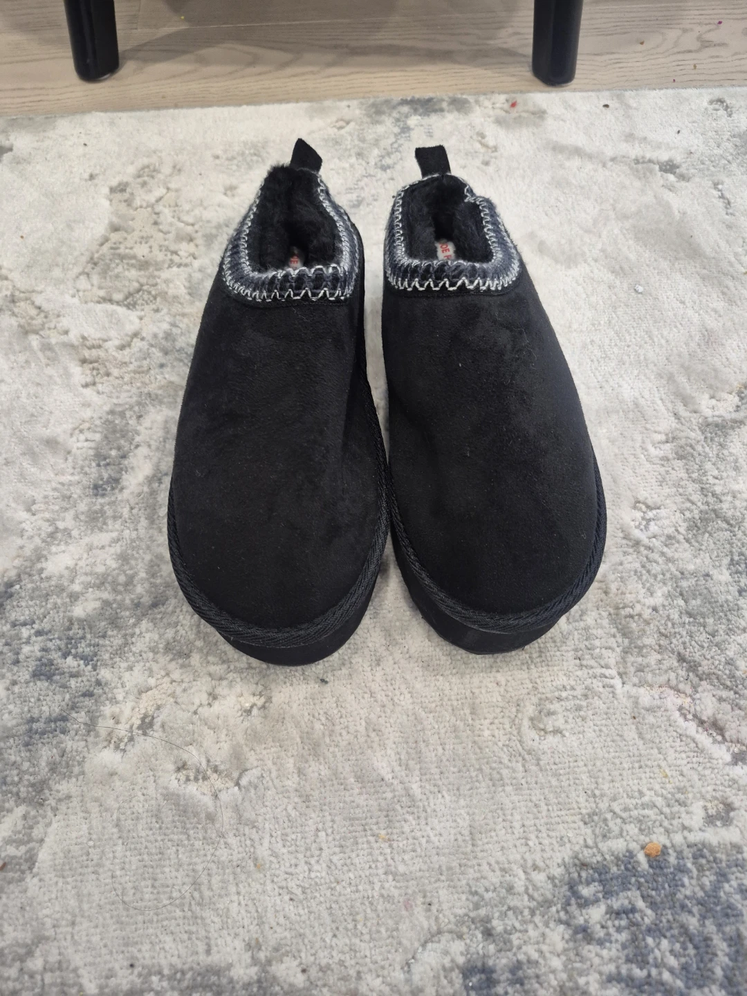 Black Women's warm Slippers - photo 2