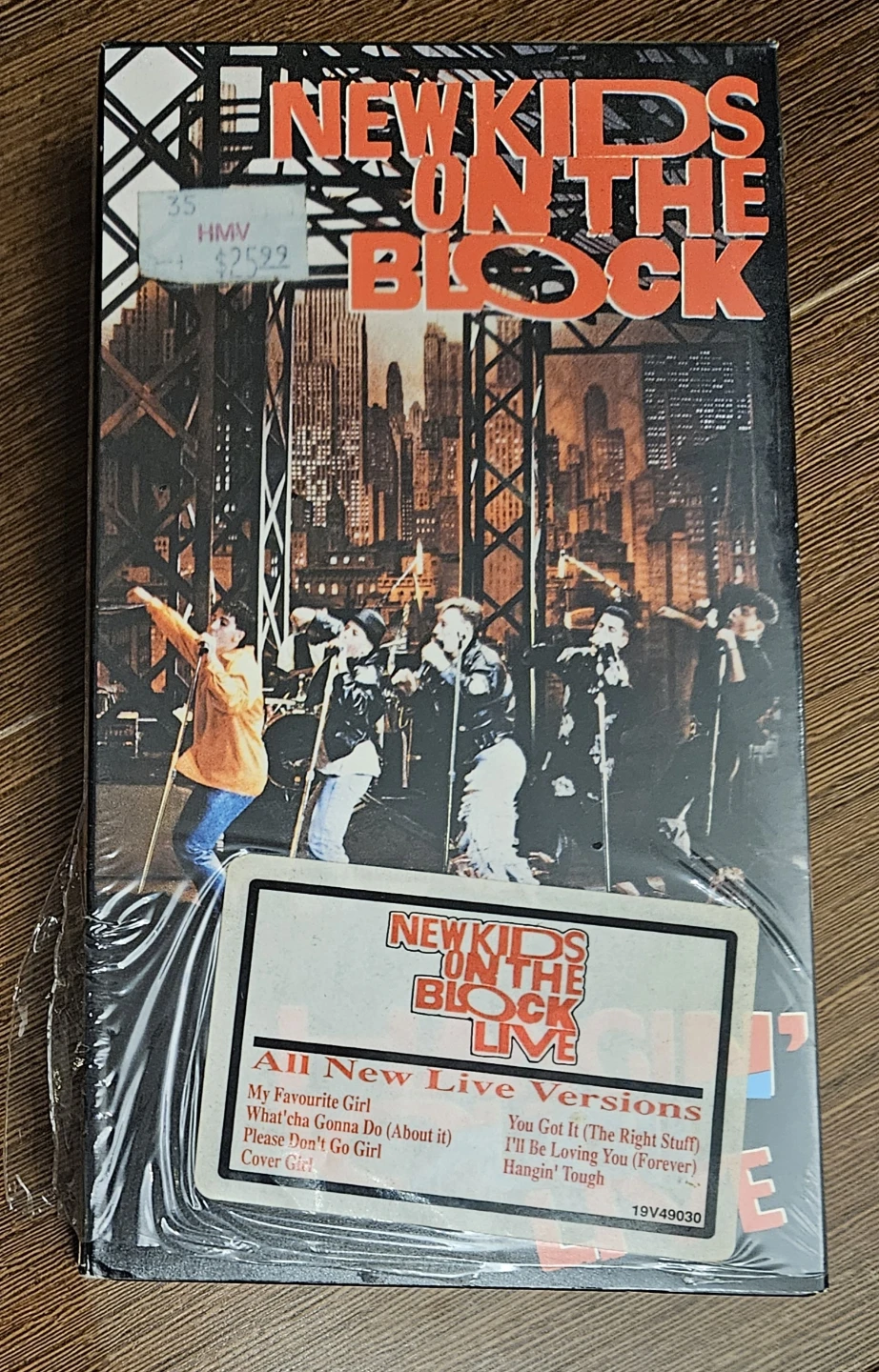 New Kids On The Block Hangin' Tough Live VHS Tape