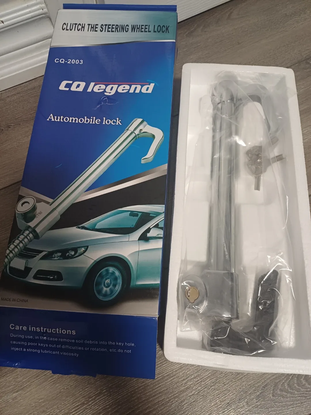 CQ Legend Automobile Lock CQ-2003 - Steering Wheel Lock image indicator(2)