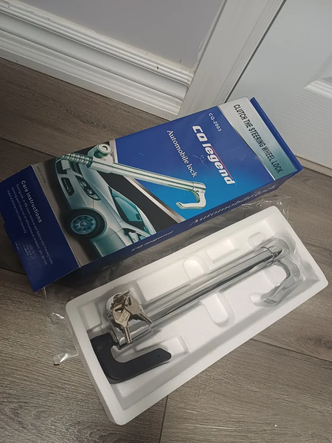 CQ Legend Automobile Lock CQ-2003 - Steering Wheel Lock image indicator(3)