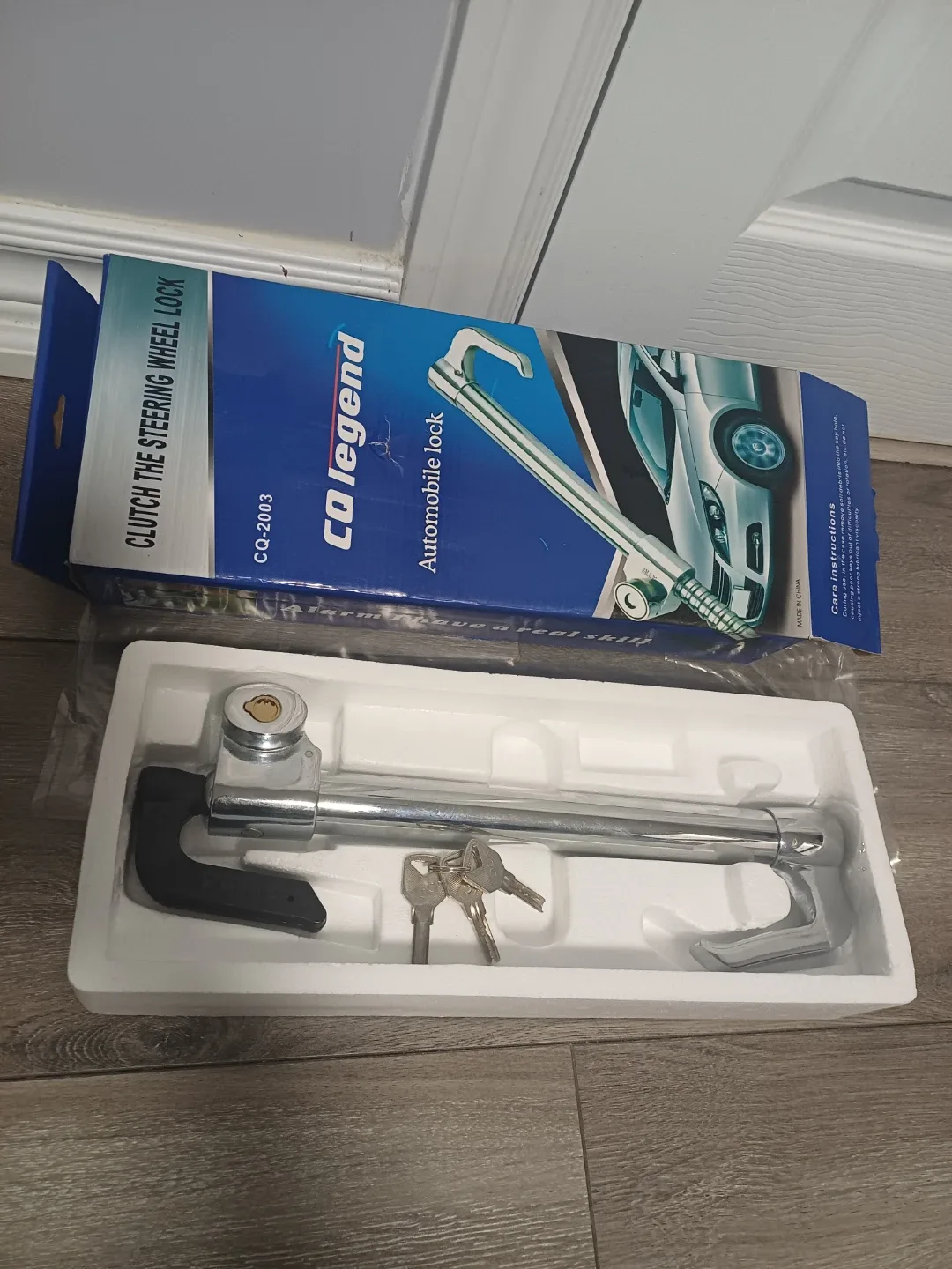 CQ Legend Automobile Lock CQ-2003 - Steering Wheel Lock image indicator(7)