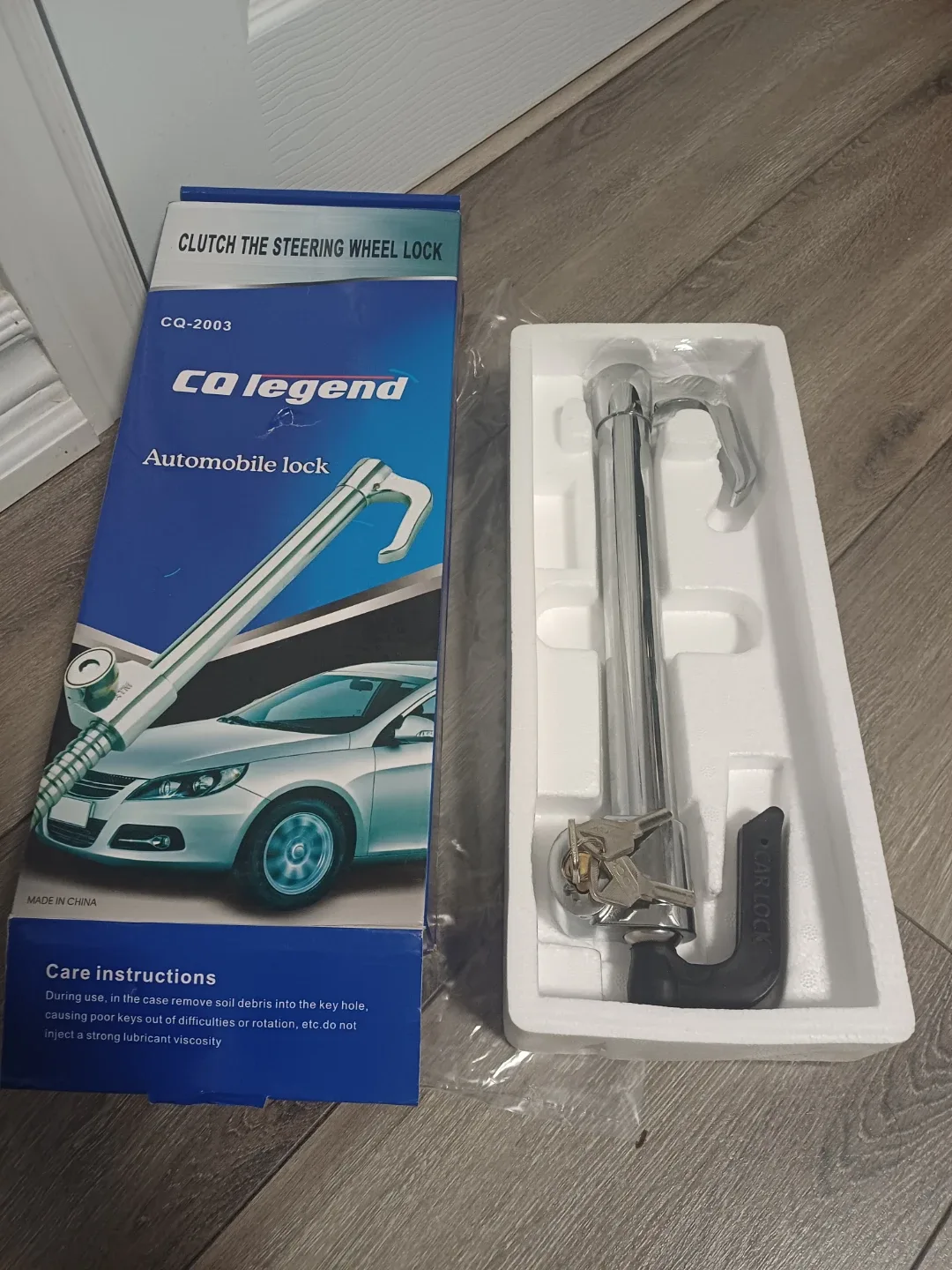 CQ Legend Automobile Lock CQ-2003 - Steering Wheel Lock image indicator(10)