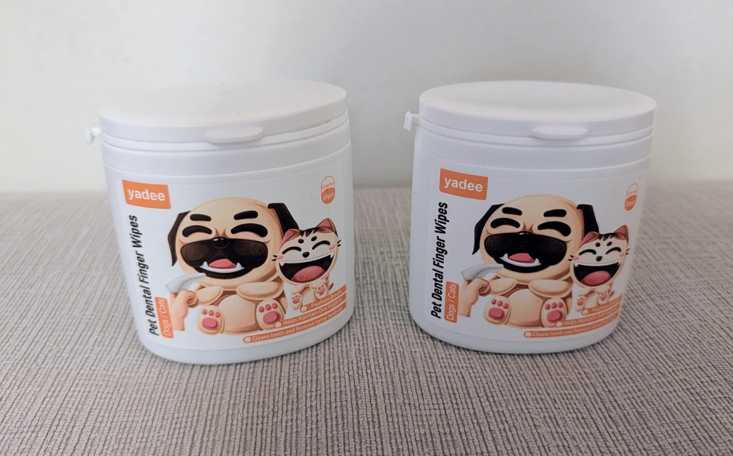 Brand New Yadee Pet Dental Finger Wipes for Dogs/Cats