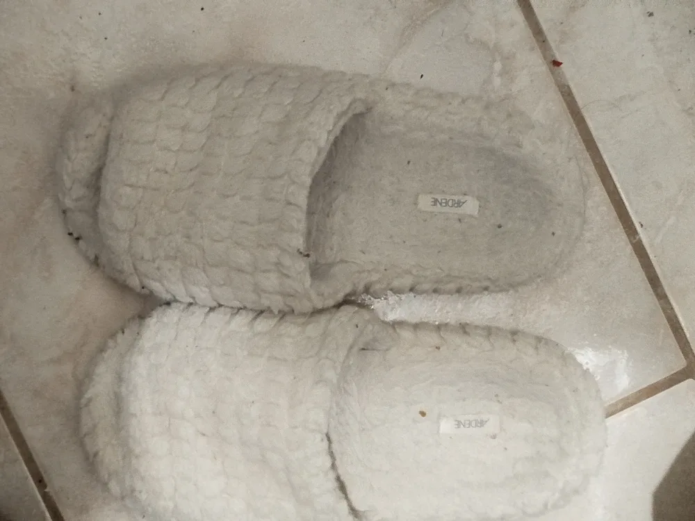 Ardene White Slippers