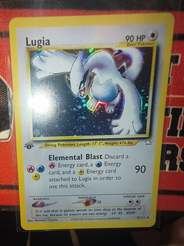 Neo Genesis 1st Edition  Pokémon TCG Lugia  Holo Rare - photo 2