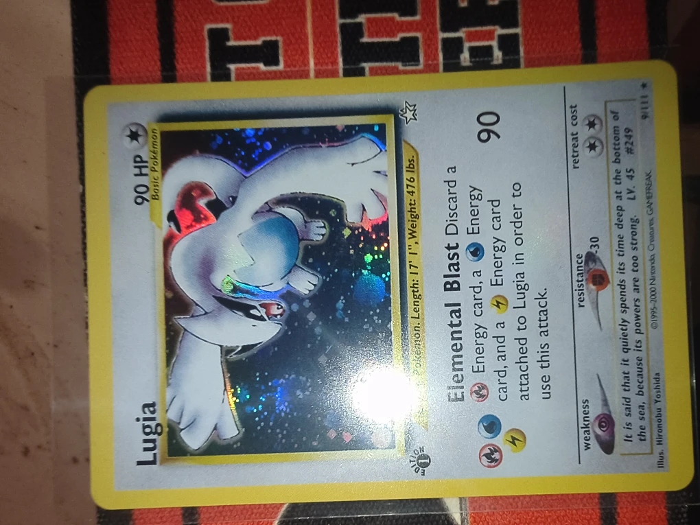 Neo Genesis 1st Edition  Pokémon TCG Lugia  Holo Rare - photo 5