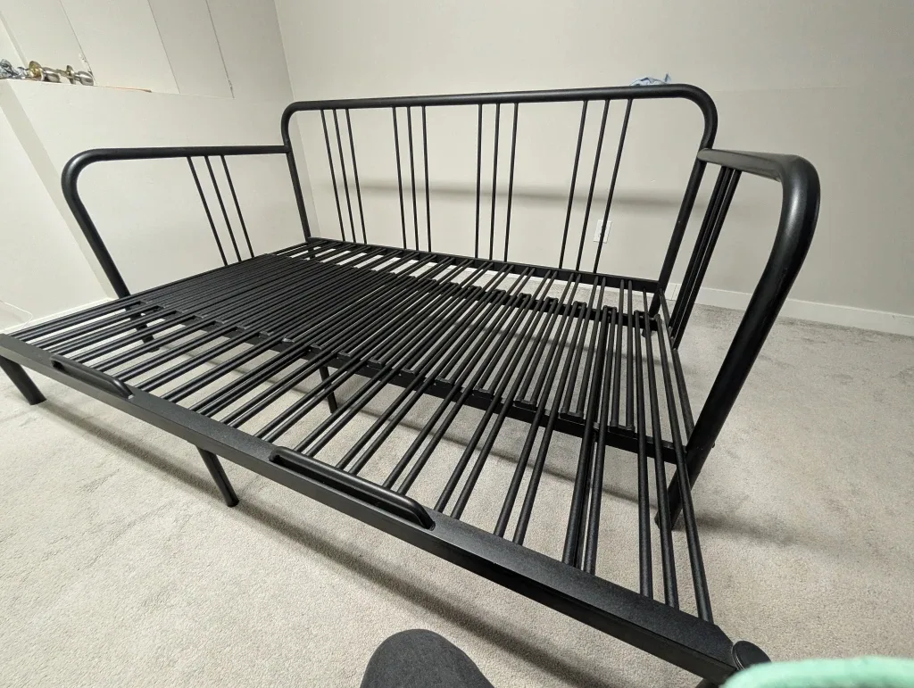 Black Metal Daybed Frame