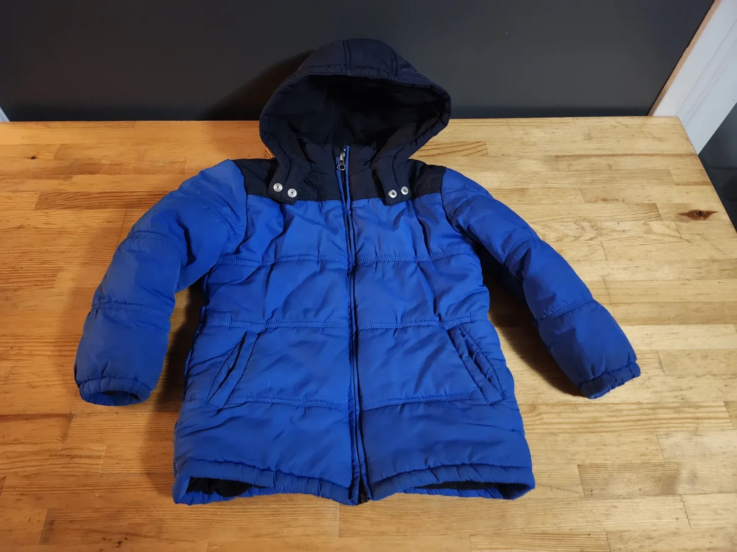 Kids Gymboree Blue Puffer Jacket - Size S (5-6) #Cleanout