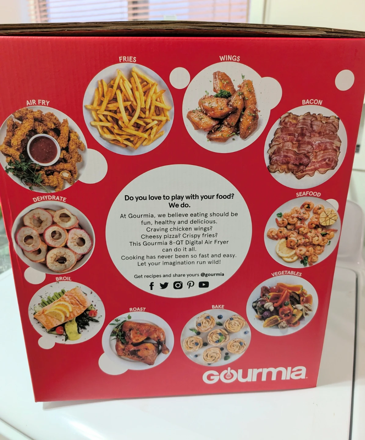 Gourmia 8QT Digital Air Fryer - Brand New! - photo 3
