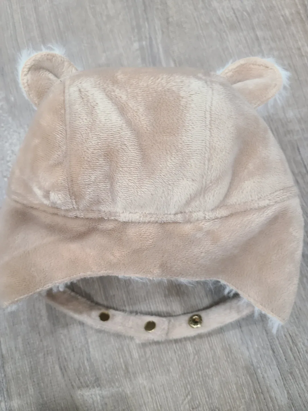 #Cleanout Bear Cub Hat - Beige & White image indicator(3)