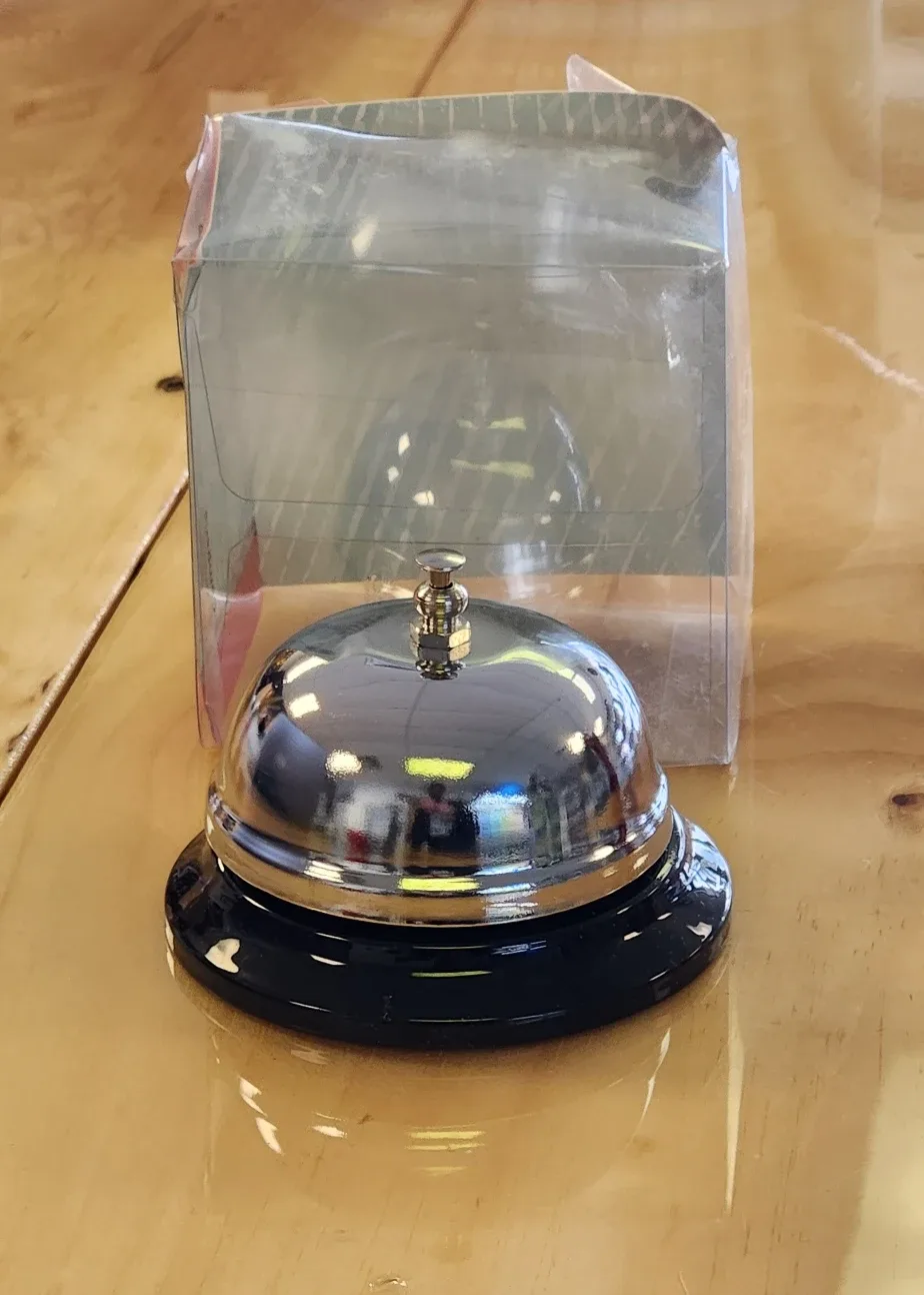 Countertop Service Bell, 3.5" Diameter