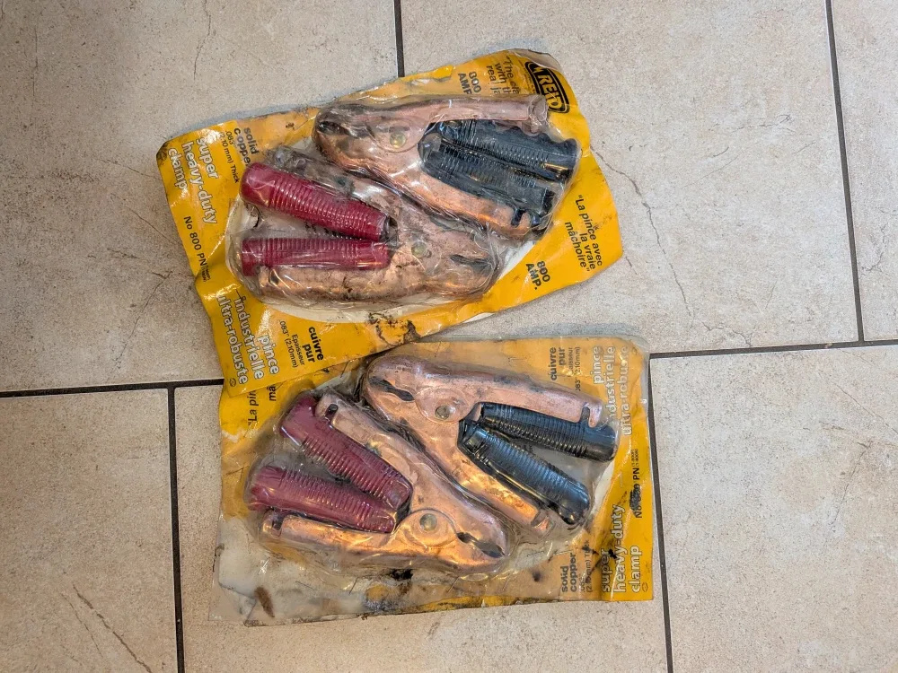 Reid Electric 800PN Heavy Duty Jumper Clamps