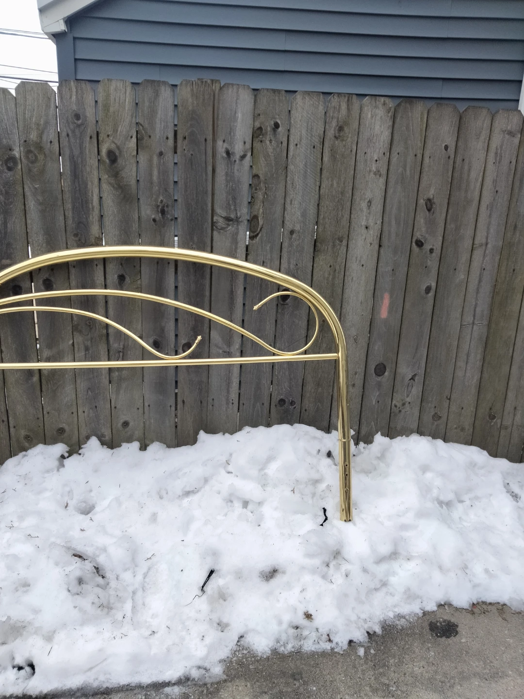 Vintage brass headboard from the 80s - photo 4