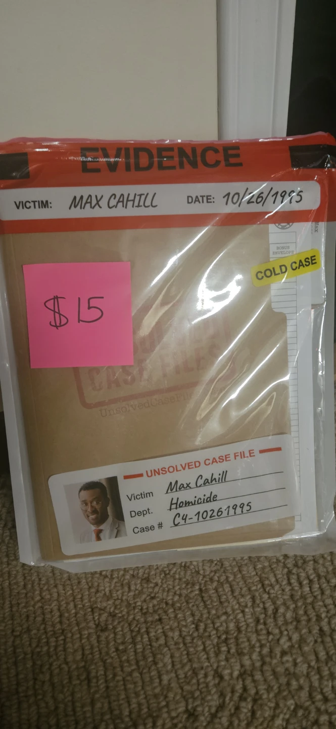 Unsolved Case File - Max Cahill