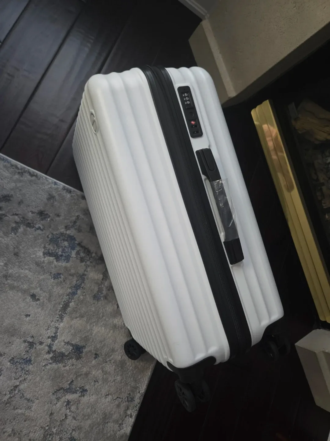 Aeroskin Medium White Hardside Suitcase