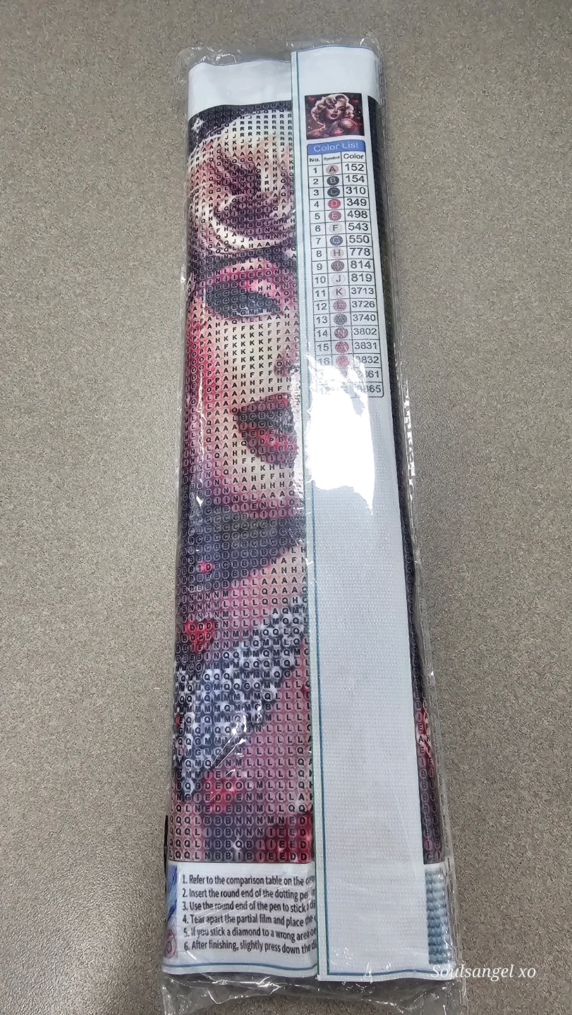 DIY Diamond Painting Kit - Marilyn Monroe, 30x30 cm - photo 2