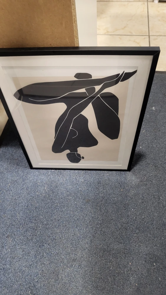 Set of 3 Framed Abstract Art Prints - photo 3