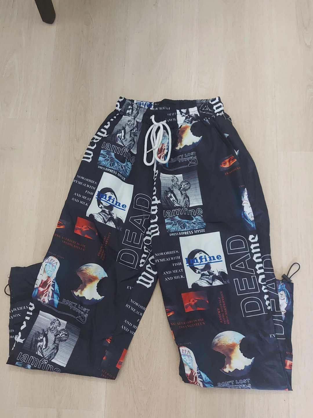 Printed Black Pants - photo 2