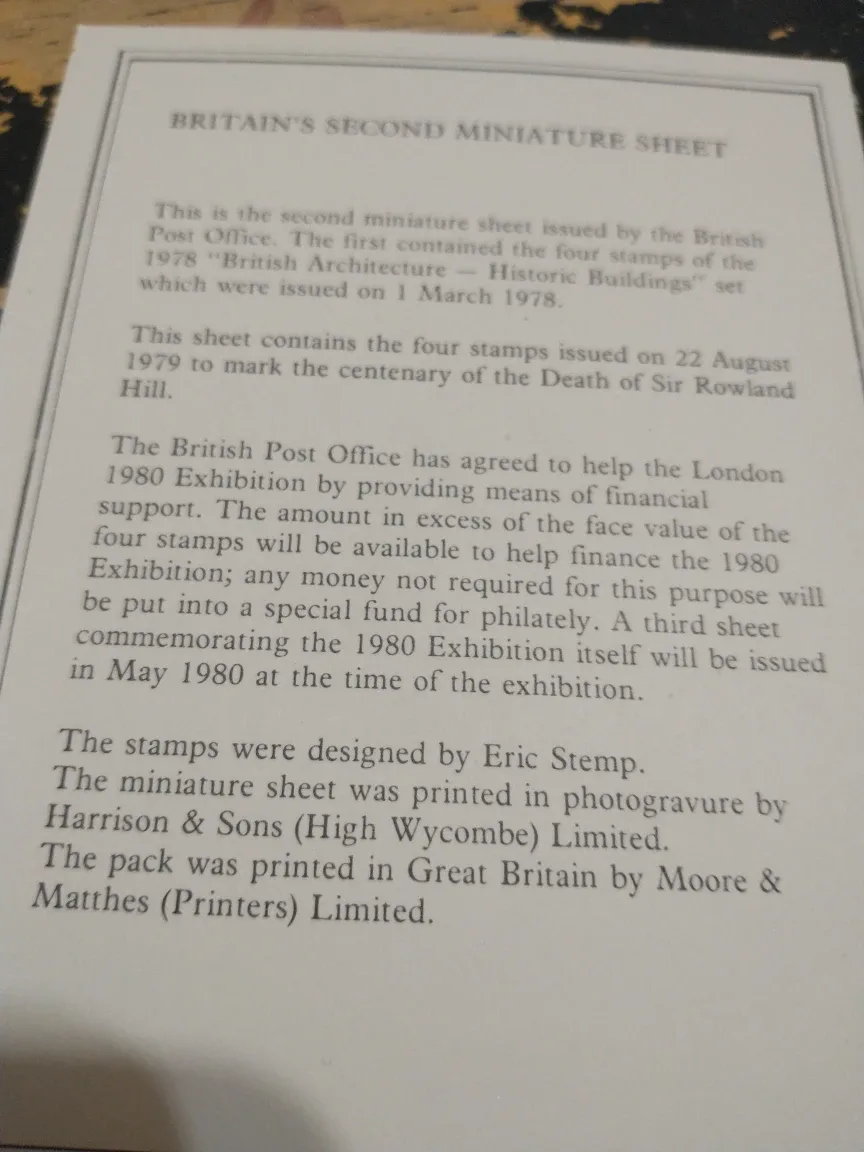 Lovely 1980 MNH International stamp exhibition souvenir sheet image indicator(2)