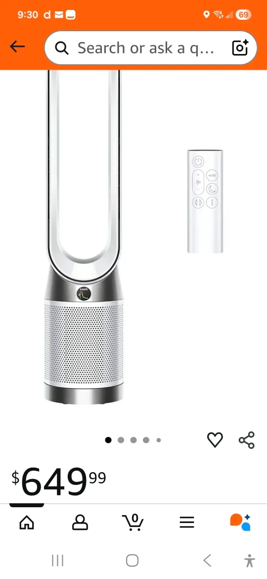 Dyson Purifier Cool TP07 Air Purifier