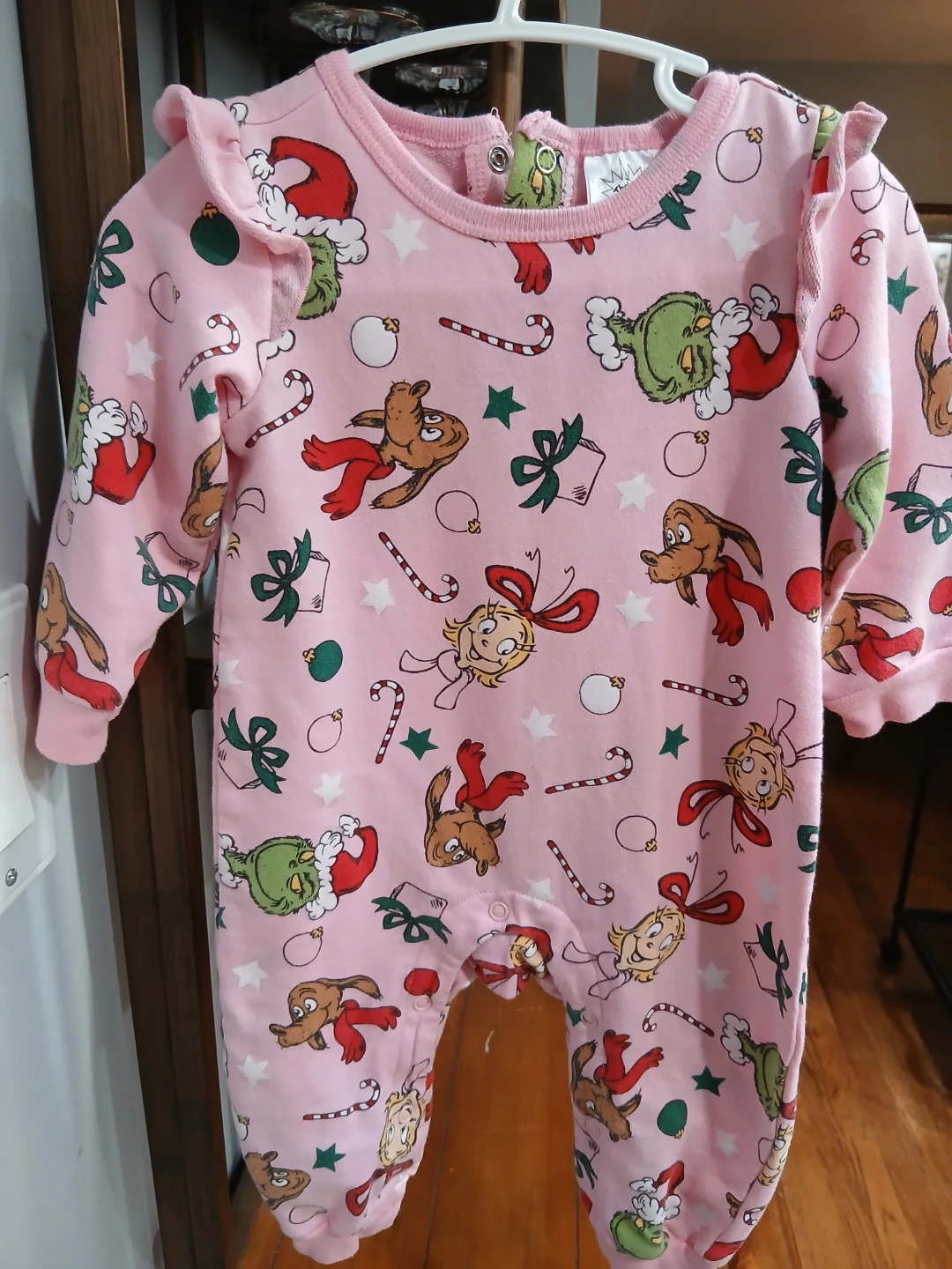 The Grinch Baby Onesie