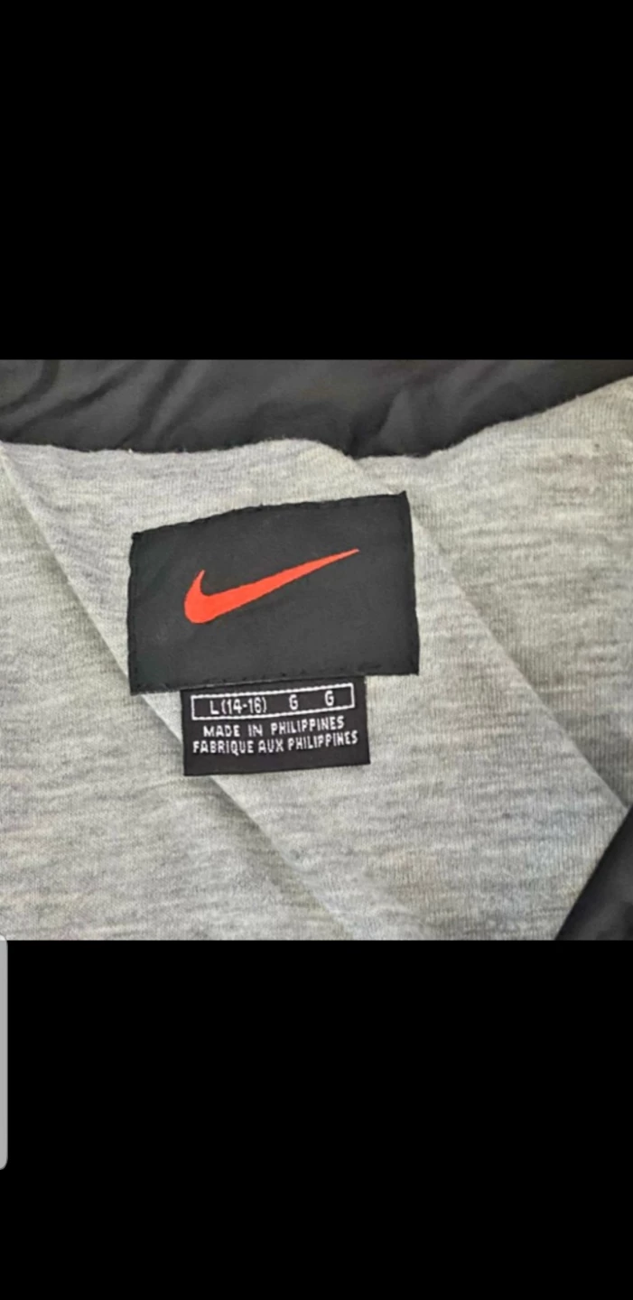Nike Black Puffer Jacket Size L (14-16) - photo 2
