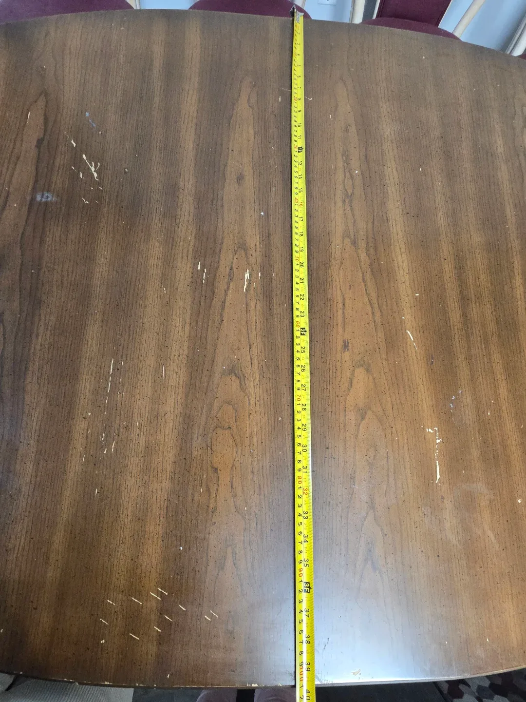 Oval Wooden Dining Table (59 x 41 inches) image indicator(3)