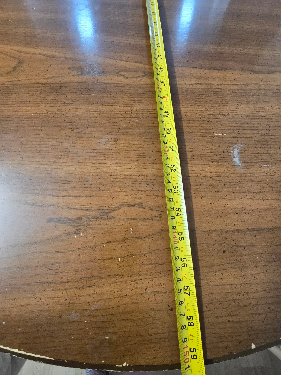 Oval Wooden Dining Table (59 x 41 inches) image indicator(5)