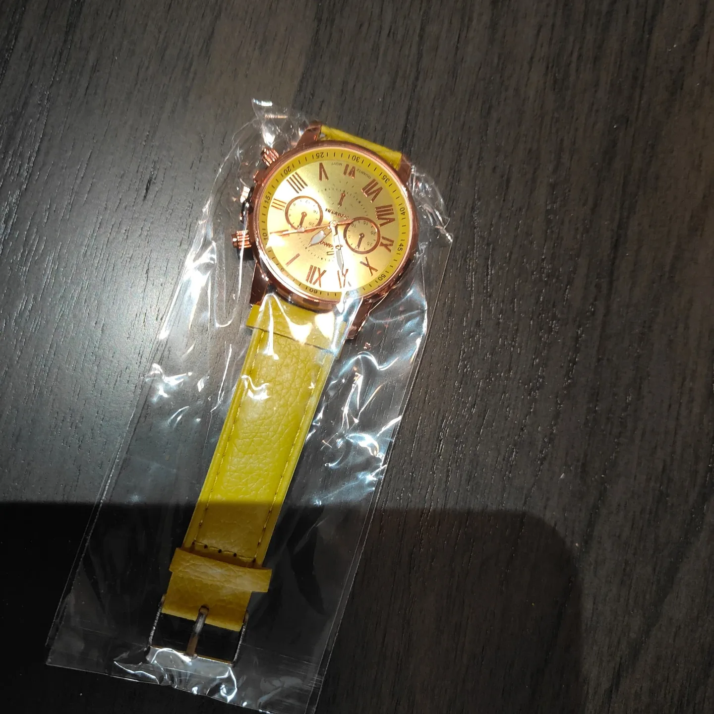 Yellow Fashion Watch