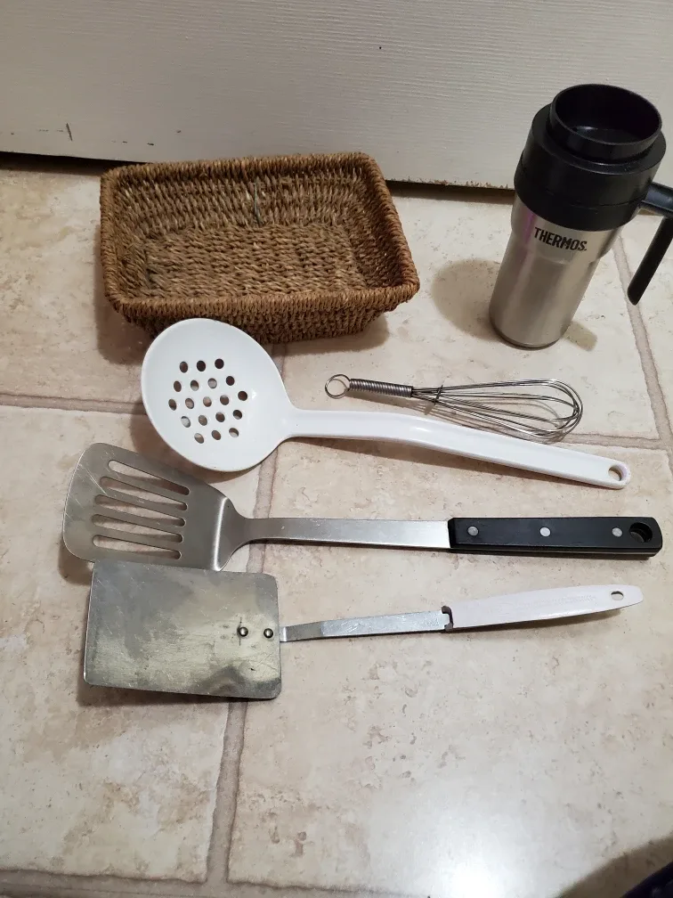 Kitchen Utensils & Thermos Mug #Cleanout