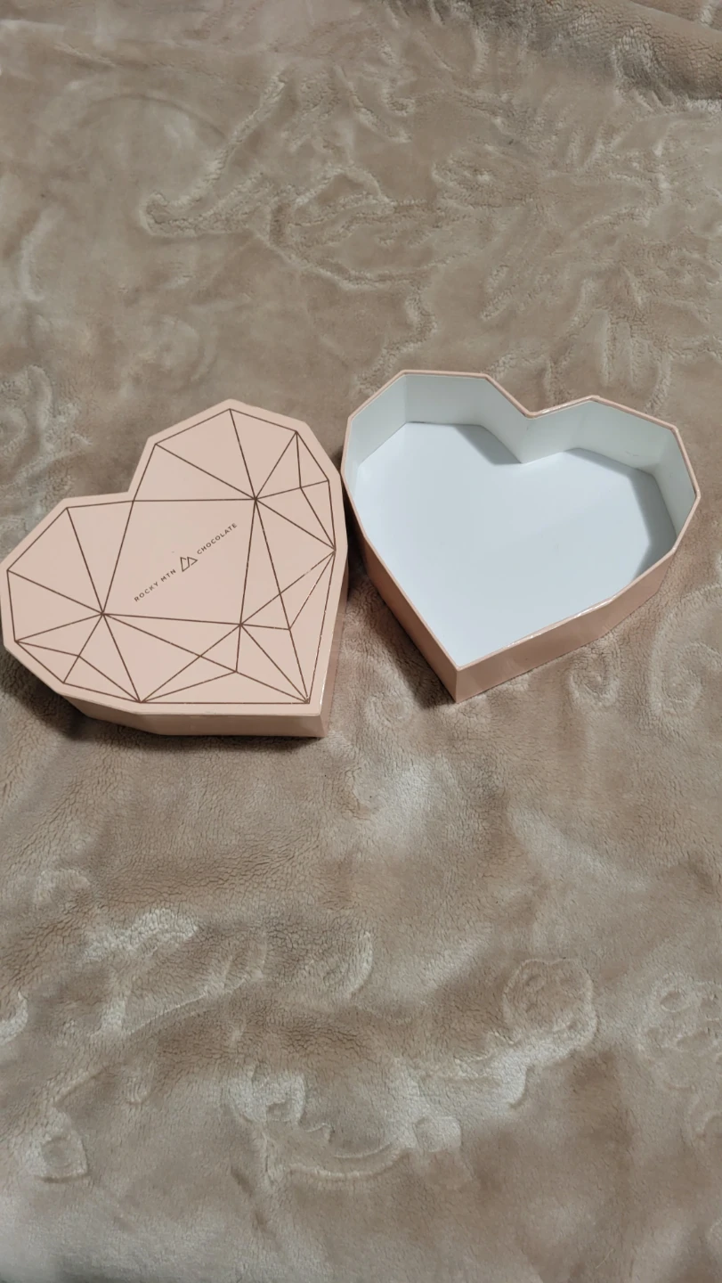 Rocky Mtn Chocolate Heart Shaped Box