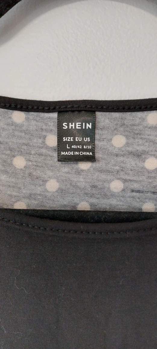 New Black & White Polka Dot Dress - Size L - photo 3