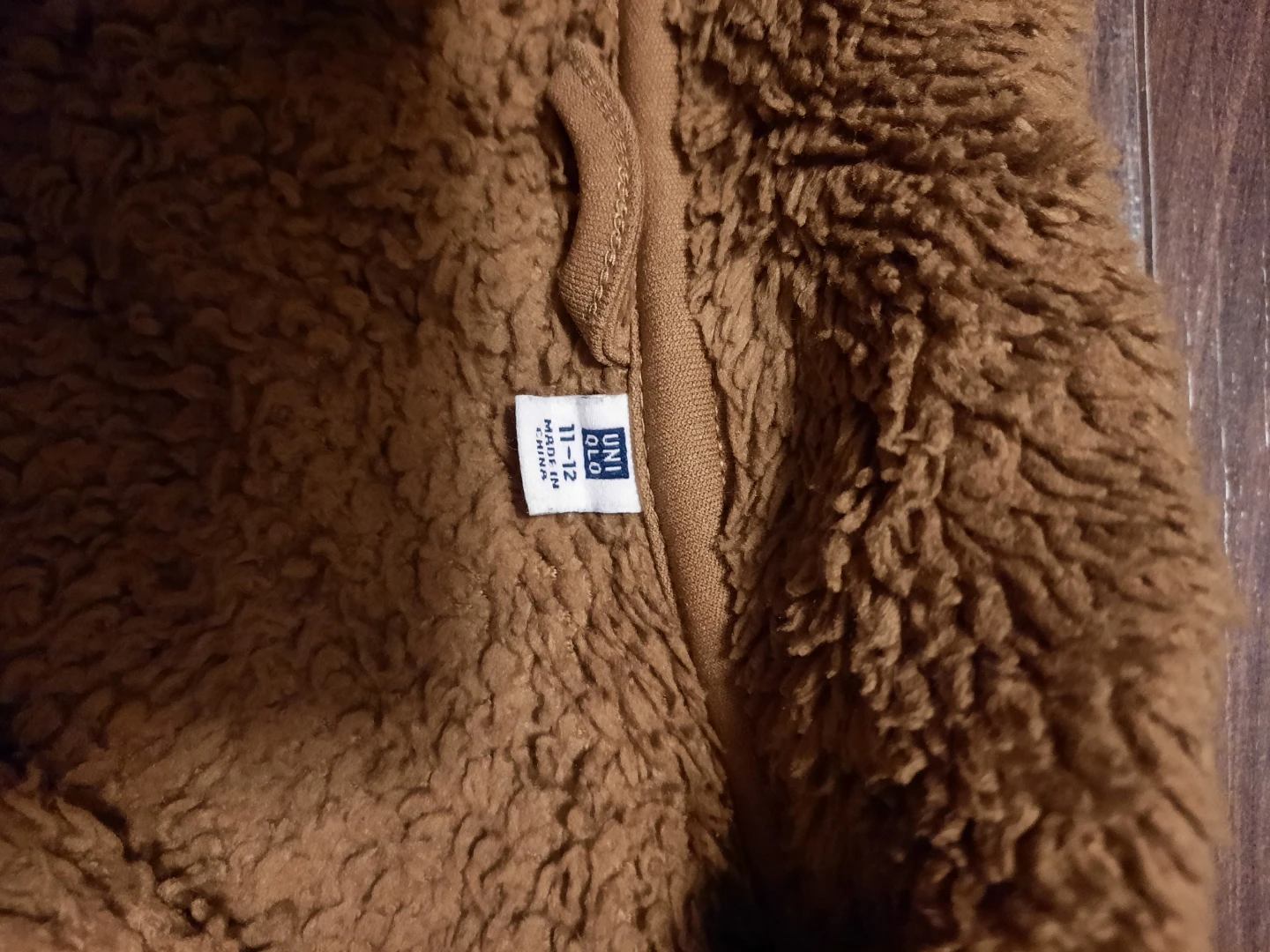 $8 Uniqlo FLUFFY YARN FLEECE JACKET Kid's 11-12 - photo 2
