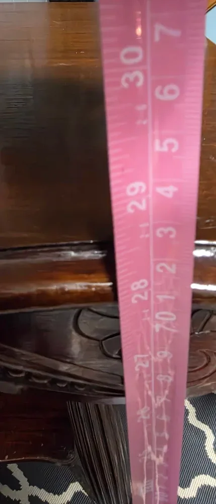 Antique Dark Wood Side Table image indicator(6)