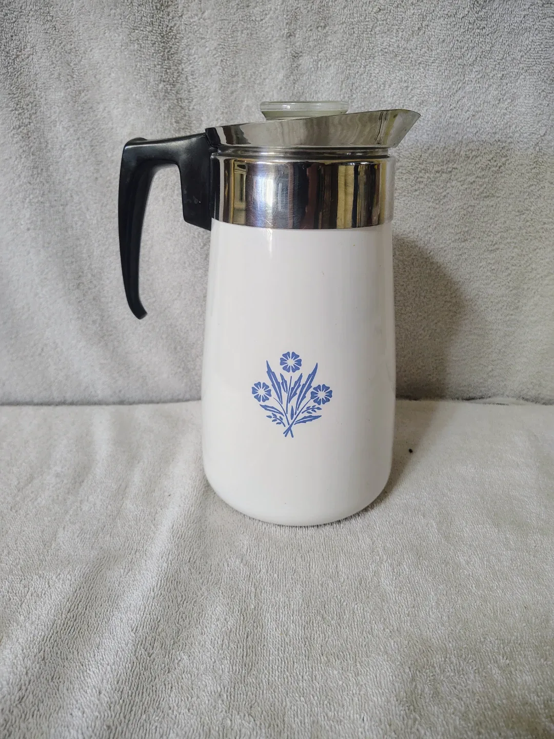 Vintage Corelle Cornflower Coffee Carafe