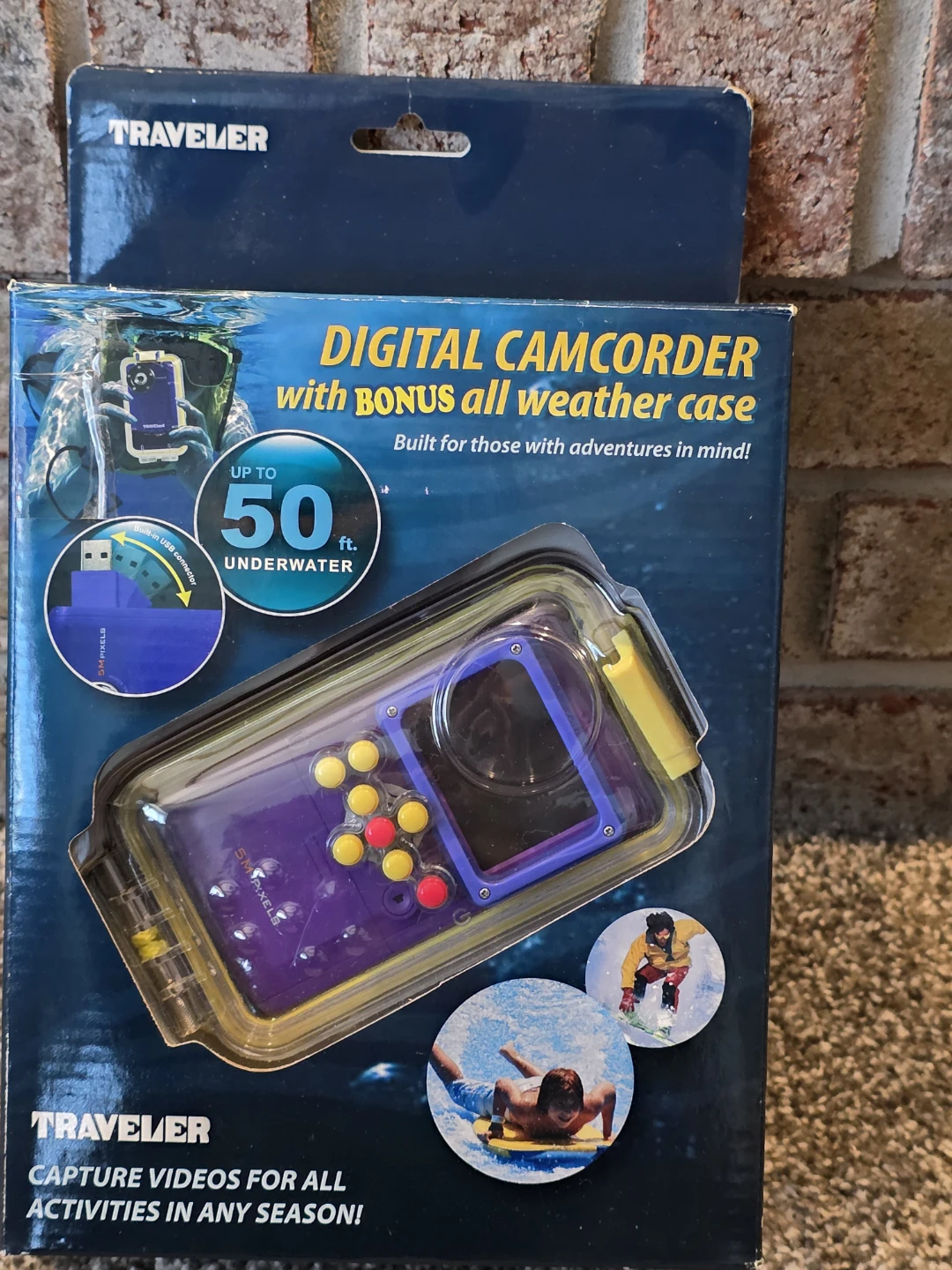 Traveler Digital Camcorder with Weather Case