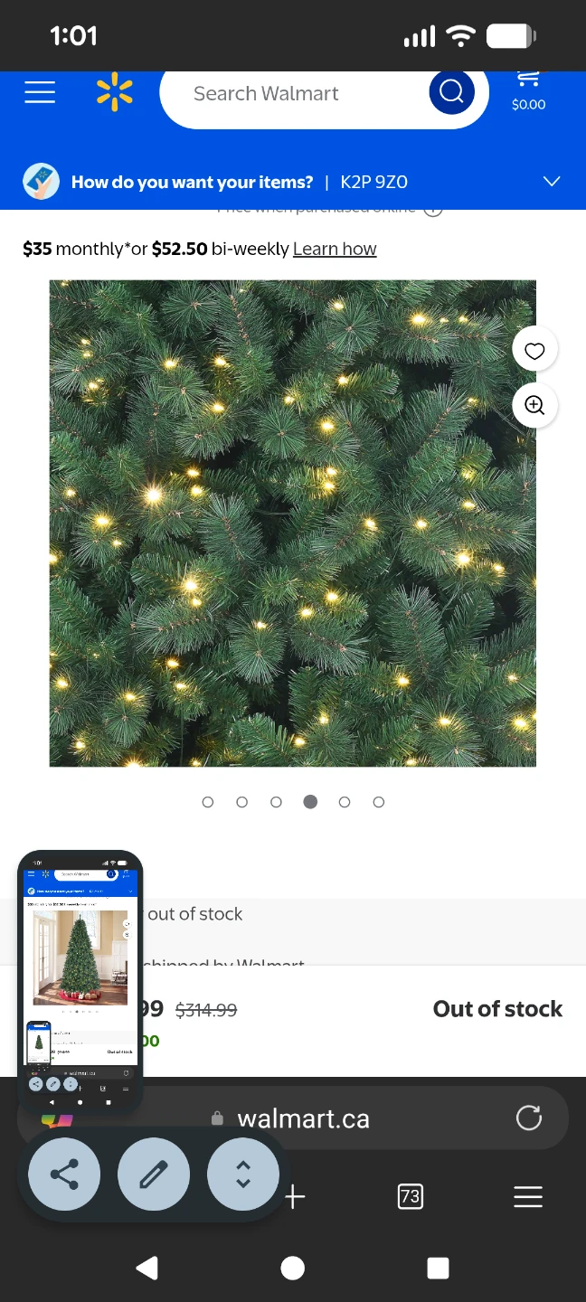 Pre-Lit Artificial Christmas Tree - photo 3