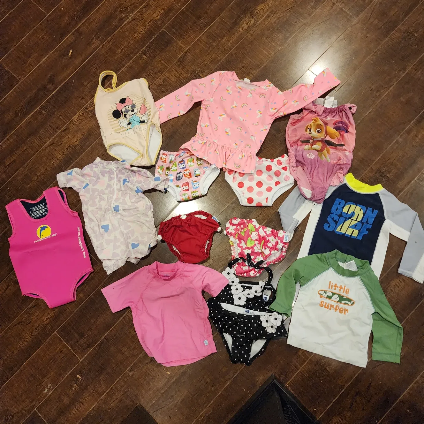 Mixed Lot of Kids' Swimwear 2T