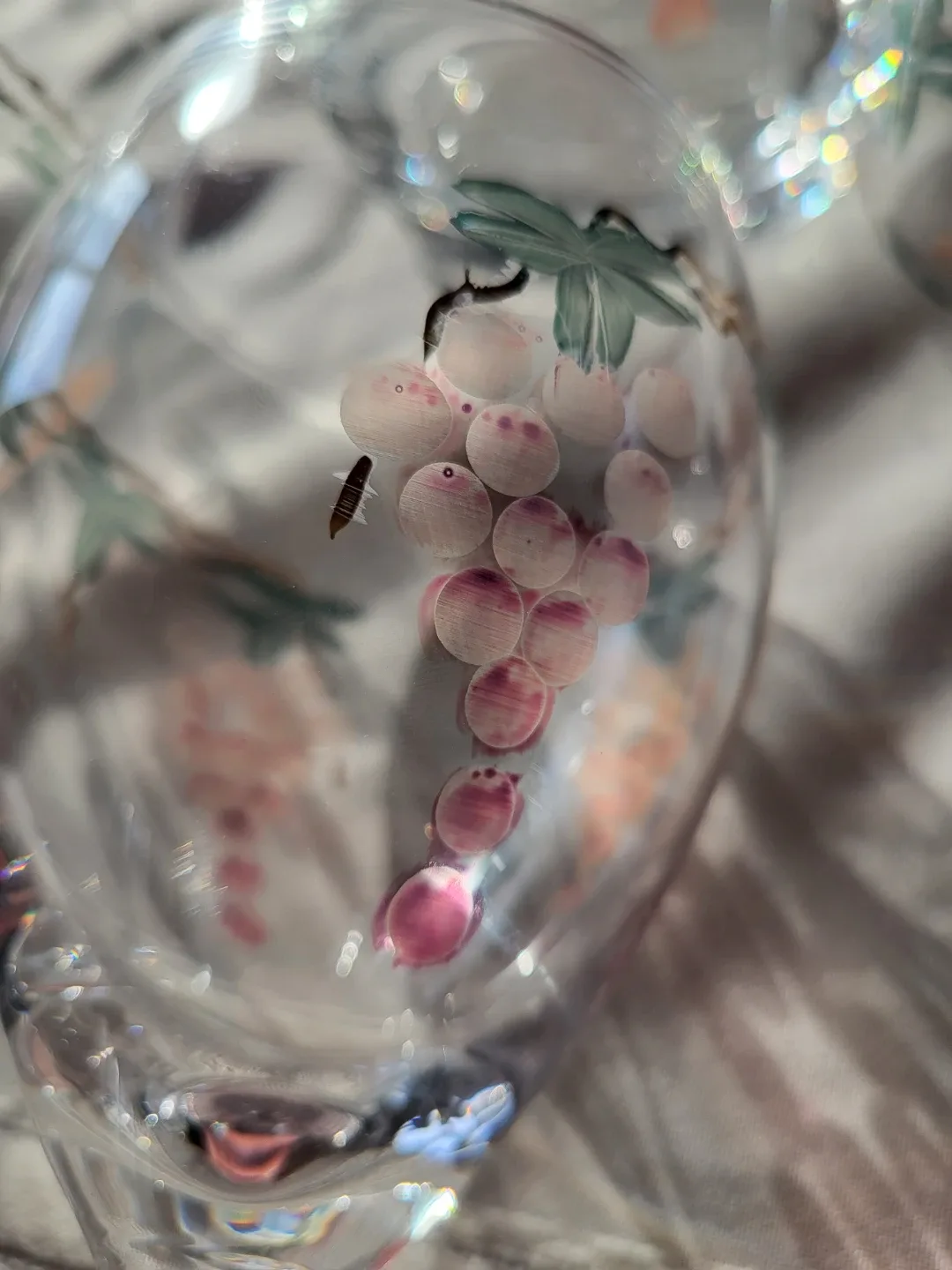 Vintage Wine Glasses and Carafe Set image indicator(8)