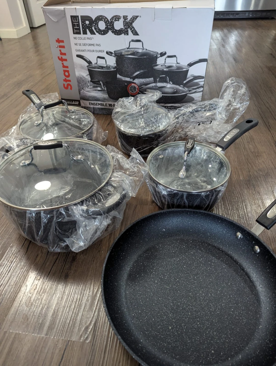 Starfrit The Rock 10-Piece Cookware Set - New! - photo 2