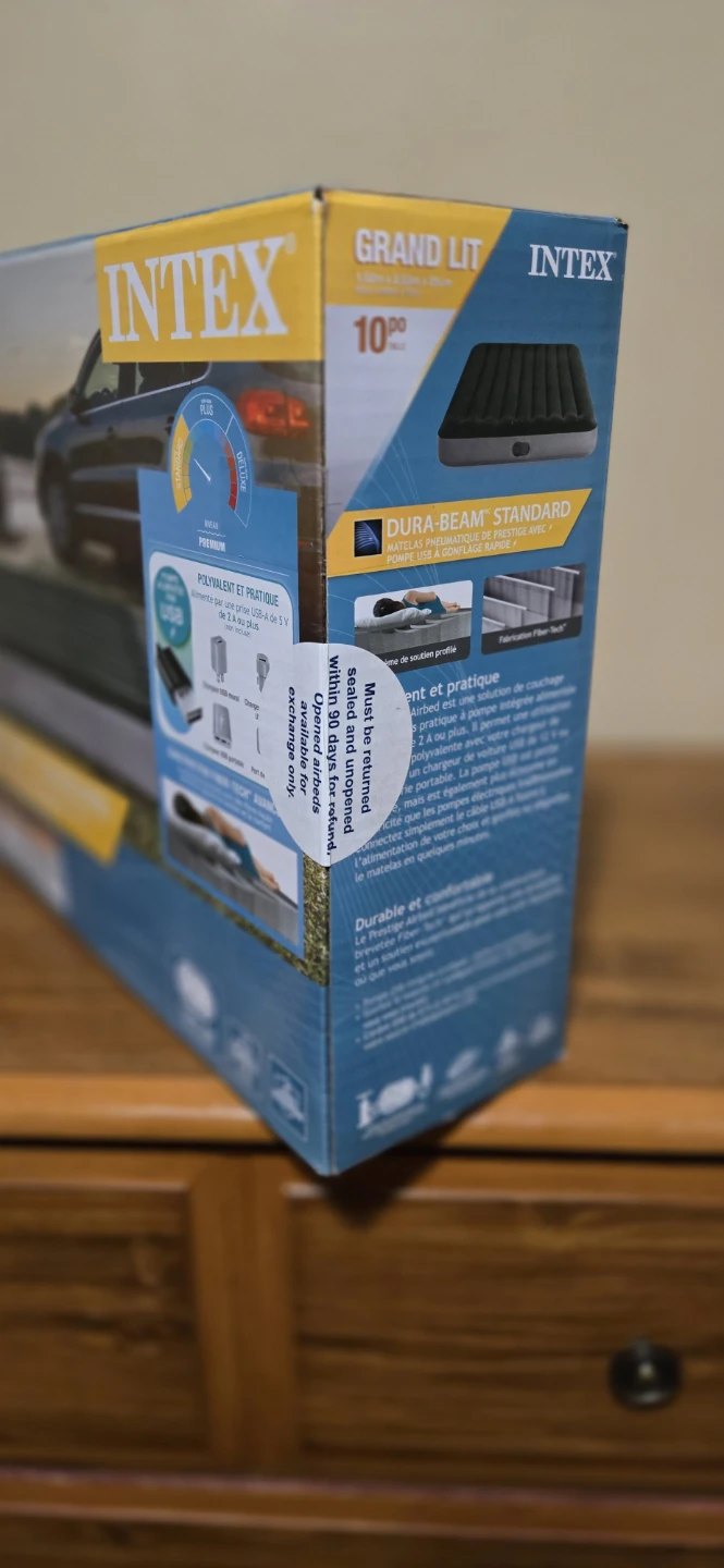 Intex Dura-Beam Prestige Air Mattress With USB Pump - photo 4