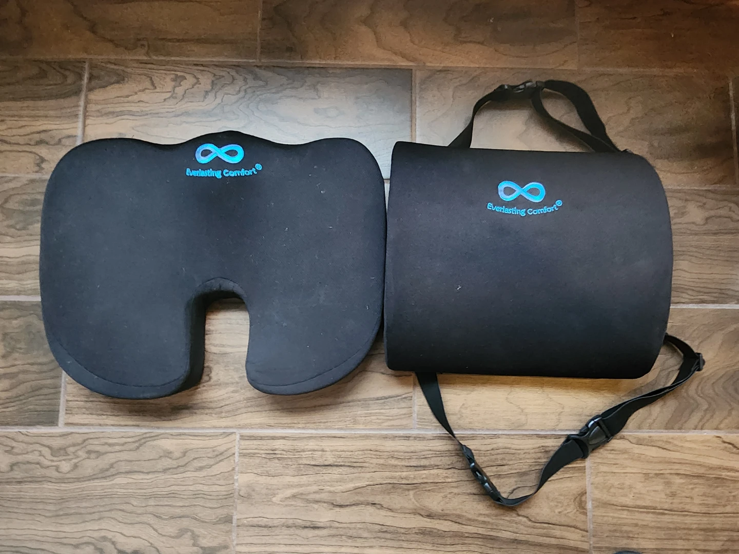 Everlasting Comfort Gel Memory Foam Cushion & Lumbar Support