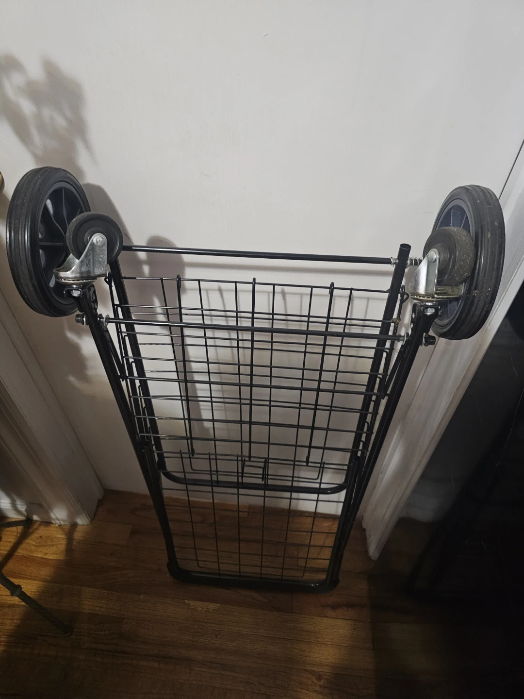 Folding Shopping Cart - Black Metal - photo 4