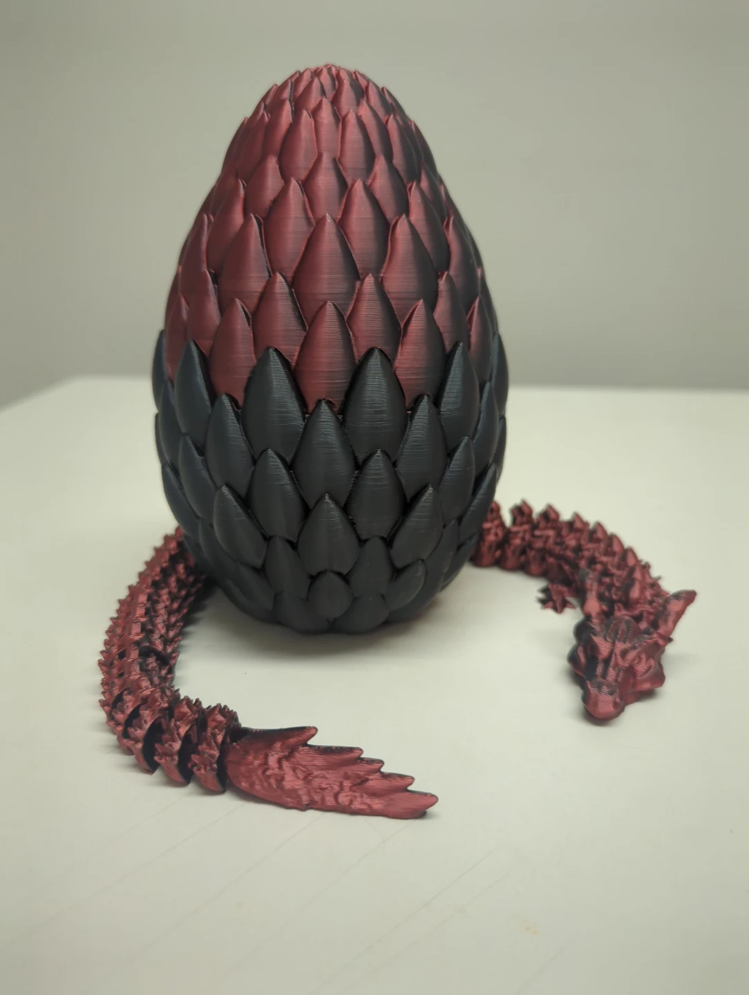 3D Printed Dragon Egg with Dragon