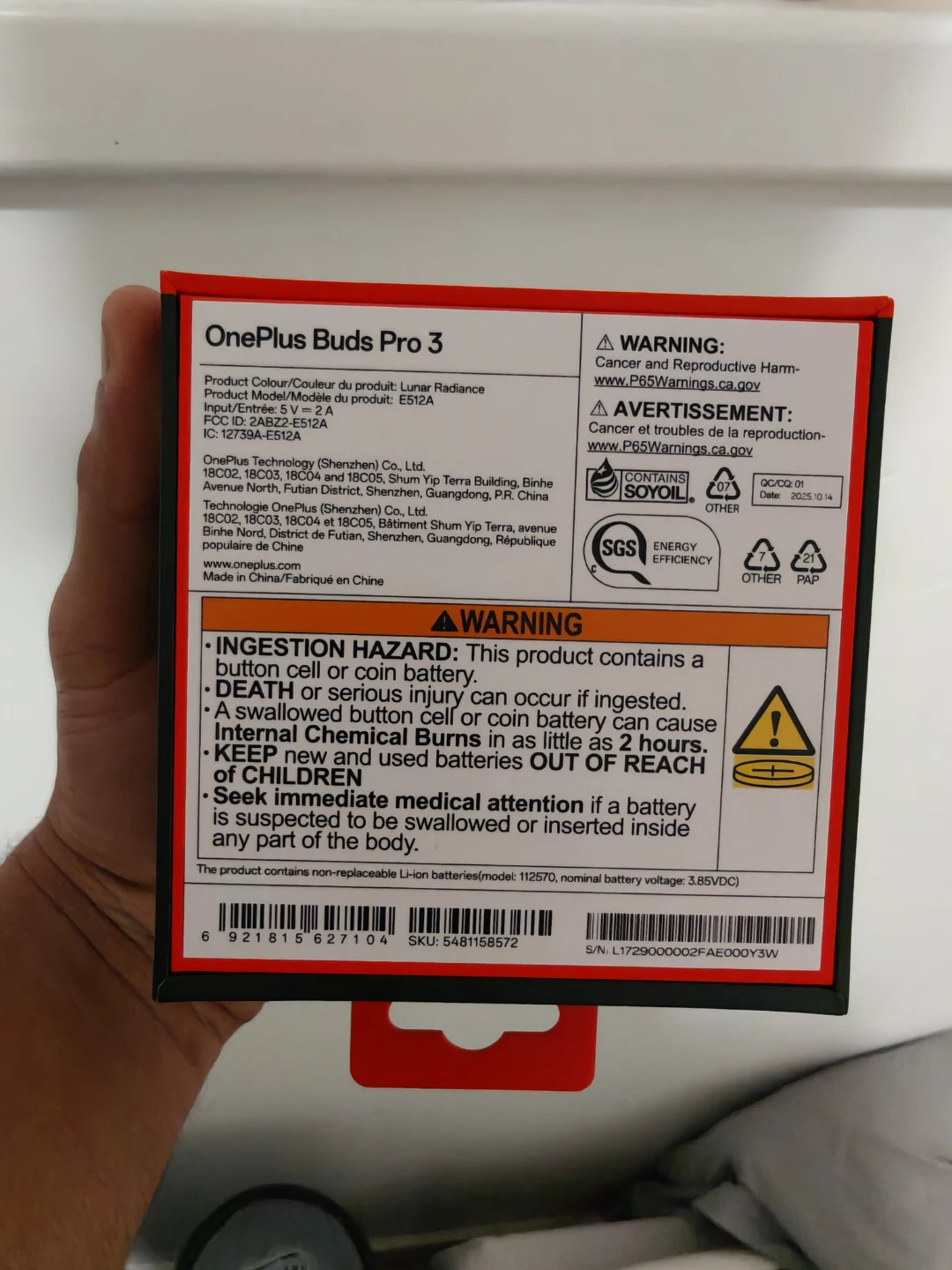 OnePlus Buds Pro 3 - Lunar Radiance - New in Box! - photo 2