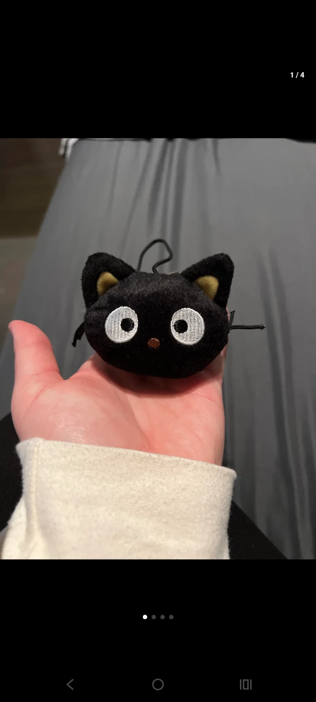 Choco cat holding banana plush - photo 2