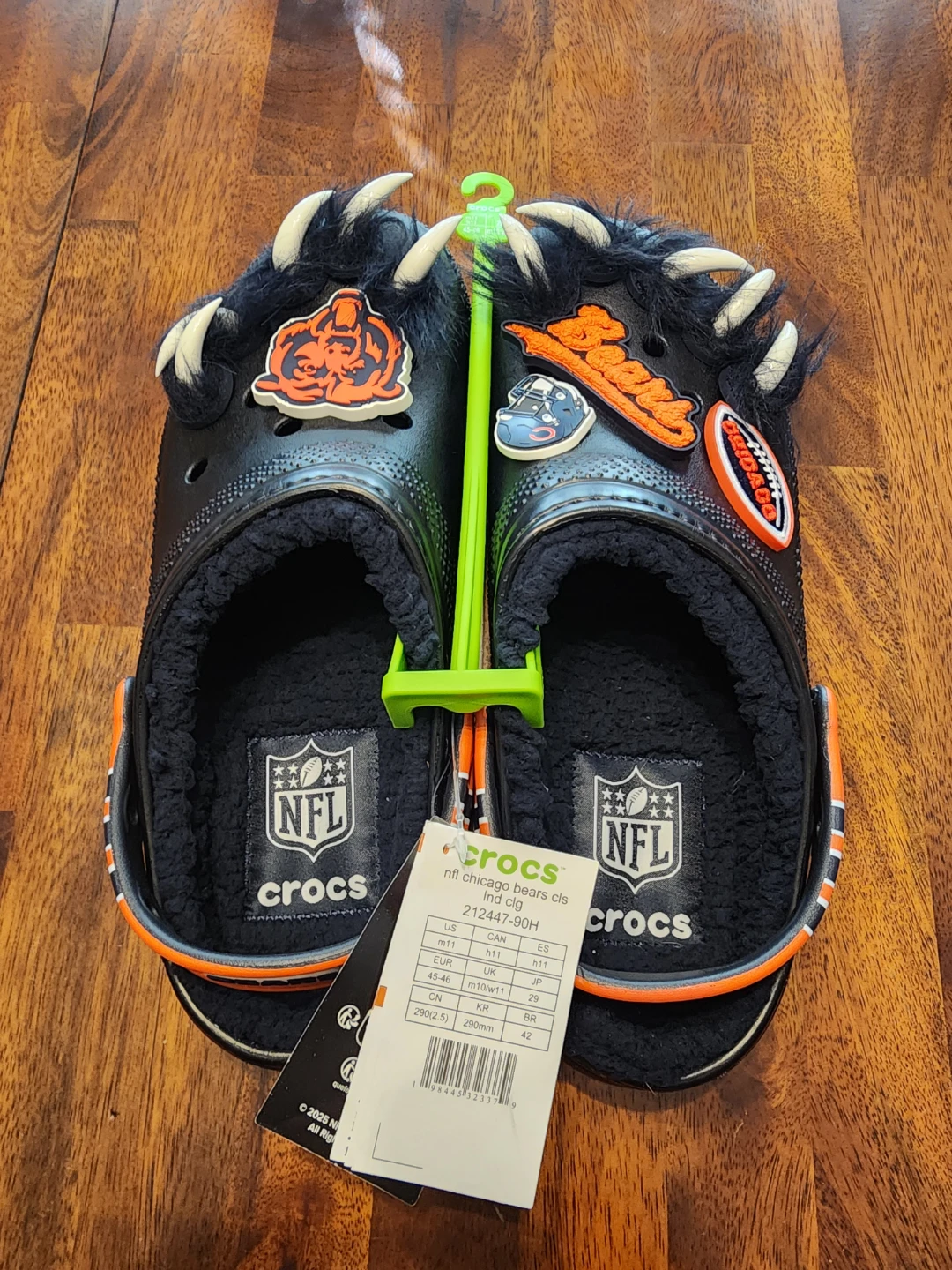 New Crocs NFL Chicago Bears Clogs - Size 11 - photo 2